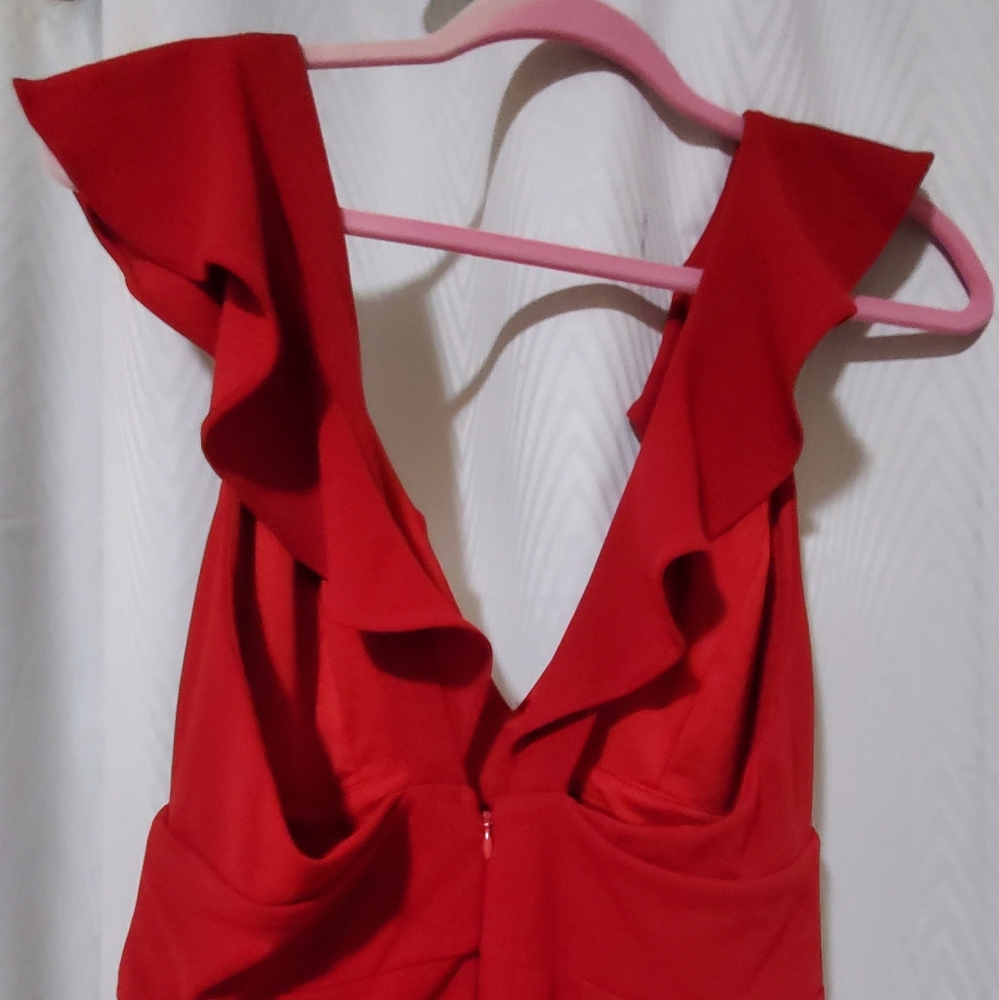Lulus Leilani Red Ruffled Jumpsuit - Picture 3 of 8